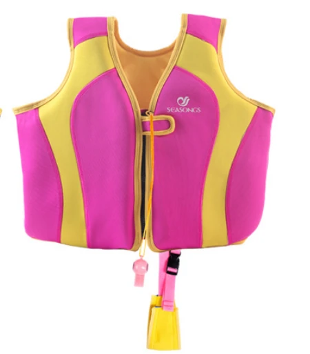 High Quality Neoprene Swimming Life Jacket Vest Water Sports Learn to Swim Aid for Kids
