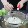 High quality plastic handle flour sieve stainless steel filter strainer