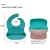 Import High quality soft waterproof silicone bib baby bibs silicone bpa free for kids feeding from China