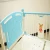 High Quality Steel Framework Movable Children Hospital Bed Kid Bed Childrens bed With Two Cranks and ABS Bedside