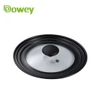 High quality tempered fry pan cover cookware steel universal carbon steel pot lid