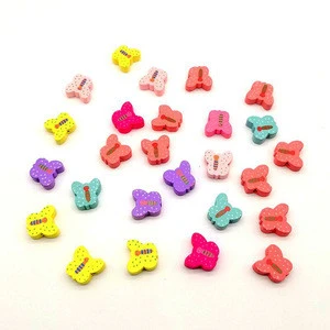 High Quality Wholesale Custom Cheap colored wooden spacer plated beads with Best price