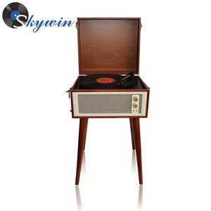 High Quality wooden made electric turntable best selling record player
