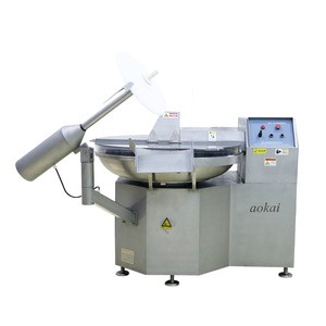 High Speed Meat Mixing Machine for Sausage Stuffing / Meat Chopping Machine In Meat Bowl Cutter
