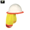 high visibility neck shade mesh neck shield for safety helmet hard hat