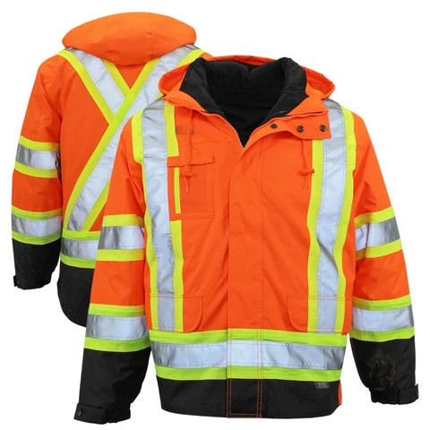 Buy High Visibility Reflective Jackets For Men, Safety Jacket With ...