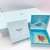 Import Holiday Beauty 3 Piece Small badge New Baby Present Matt Lamination Silver stamping Gift Set  Box from China