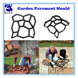 Home &amp; Garden Tool 20*20inch artificial natural stone pavement mold path paver maker molds
