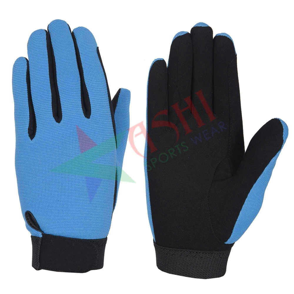 Horse Riding Gloves Leather and micro fabric high Quality Customized Safety Sports Gloves OEM