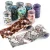 Import Hot sale 10designs transfer gel foil paper nail art from China