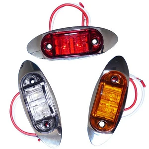 Hot Sale 2.5 inch Oval LED Trailer Truck Side Lights,Truck Clearance Marker Lights 20-3130