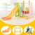 Import hot sale factory price plastic children indoor playground slide ,new design toys baby climbing slide from China