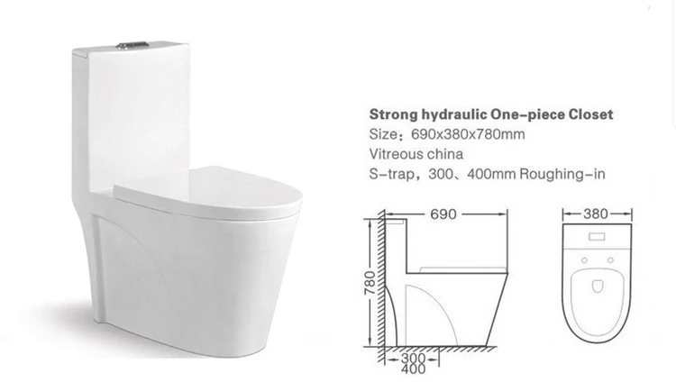 Hot sale KD-T006P chinese portable toilet manufacturer one-piece wc toilets