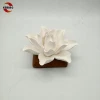 Hot Sale Lily Water Shape Ceramic Flower Aroma Stone for Car Air Freshener
