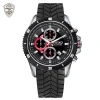 Hot Sale New Brand Stainless Steel And Rubber Band Men Quartz Movement Watch