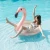 Import Hot Sale New Water Toy Sequins Rose Gold Inflatable Flamingo Safety Floating Swimming Ring For Summer Island Water Pool Party from China