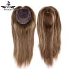 Hot sale ombre color women hair pieces toupee,100% hand tied white silk top european virgin human hair topper
