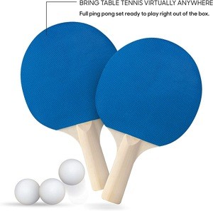 Hot Sale Pingpong Set,  7PCS Table Tennis Set Include Racket, Ball, Net and Pack