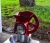Hot sale Red Pleasant mini flour mill grain grinder machine