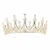 Import Hot sale Shinning Crystal Headpiece Women headpiece Hair accessories Gold Silver Princess Pageant tiara from China