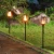 Import Hot Sales LED Decoration Outdoor Landscape Garden Classic Solar Flame Path Light from China
