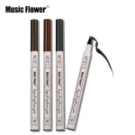 Hot Sell Music Flower Best offers 4 colors Permanent waterproof Eyebrow Pencil