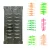 Import Hot Selling Artificial Soft Plastic Soft Lure Molds Two color Slotted T-Tail Molds Worm Lure mould from China