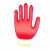 Import Hot Selling Cheap cotton knitted gloves red rubber palm latex coated working hand gloves from China