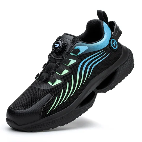 Hot-selling comfortable safety shoes, anti-smashing and anti-puncture steel head, mens industrial safety shoes