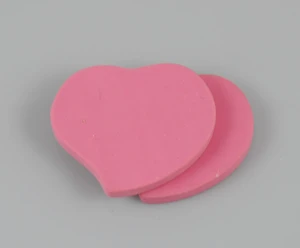 Hot selling white rubber shape custom eraser