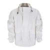 Hot waterproof rain hunting cambric jacket men plus size lightweight white jacket