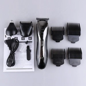 Household  3 in 1 Razor Hair Clipper Nose Hair Clipper Multi-Function Set Barber Scissors