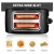 Import Household Automatic Electric Bread Toaster Breakfast Maker 2 Slice Colored Toasters from China