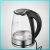 Import Household/Hotel appliance 1.8L Glass electric  kettle with LED blue light from China