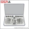 HSS/ALLOY Steel Tap and Die Set M3~M12 Hand Tap &amp; Round Die &amp; Tap Wrench Professional Mechanic Tool Set