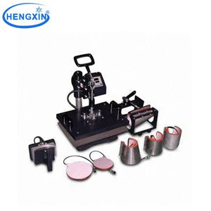 HT-CO08 Factory supply 8 In 1 Digital Heat Press Machine Sublimation For T-Shirt/Mug/Plate Hat Printer