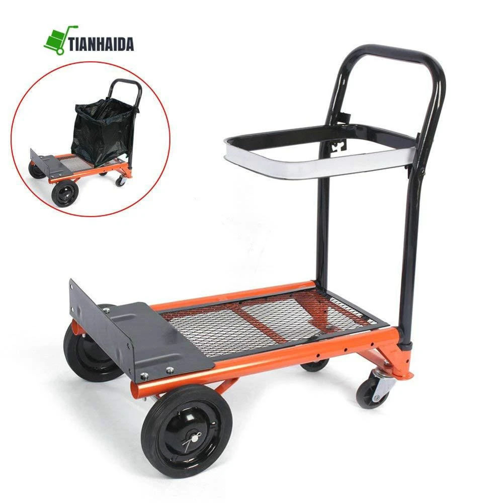 ht4002 tectake hand truck Carry garbage bag hand trolley cart