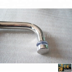 HUAJIAN HARDWARE High Quality Strict Production Standards Stainless Steel Long Glass Shower Door Handle
