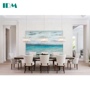 IDM-070 Custom newset modern dining table chairs, environmental wholesale restaurant dining set furniture