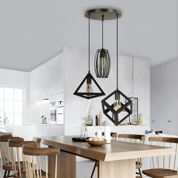 Indoor metal lamp pendant chandeliers and lamps single pendant light hanging lights