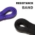 Import Indoor Workout Resistance Bands Sports Training Exercise Elastic Bands from China