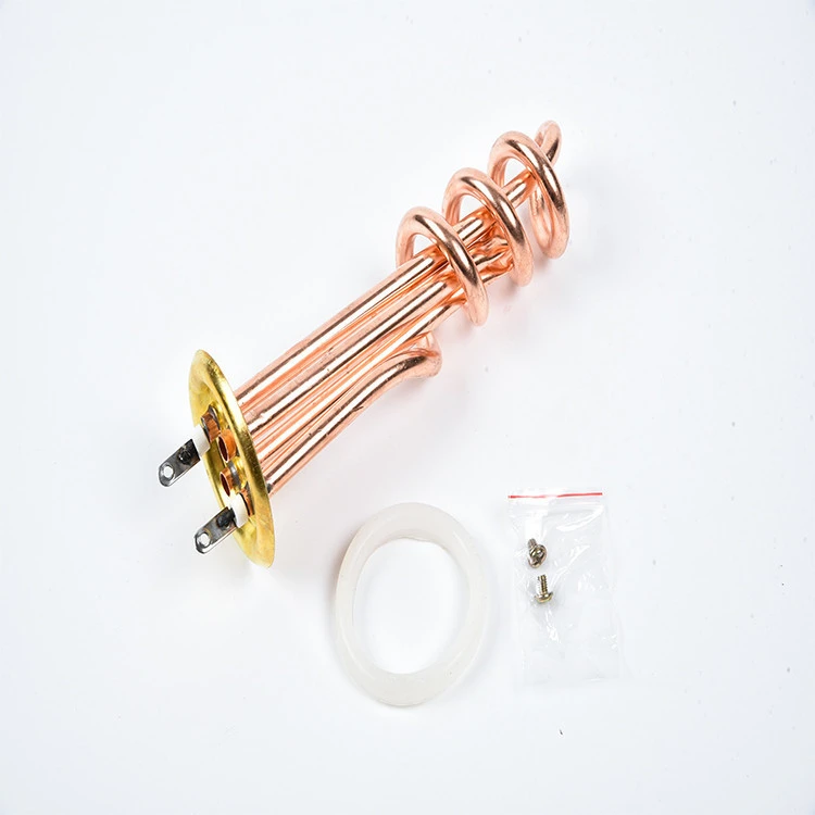 Industrial Electric Resistance flanged electric heat pipe parts for electric fireplace heater