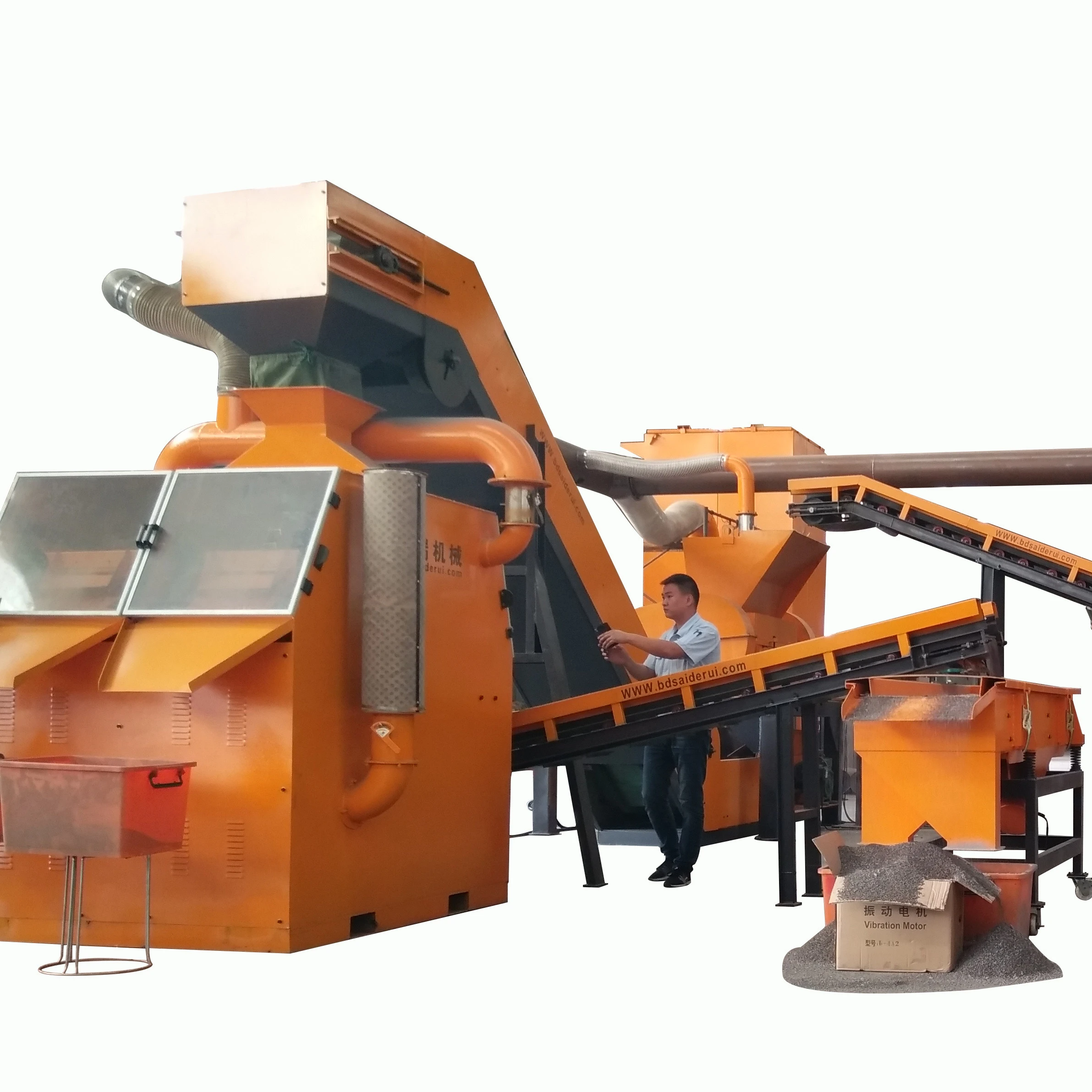 Industrial Electric Scrap Copper Wire Granulator Recycling Machine for Sale