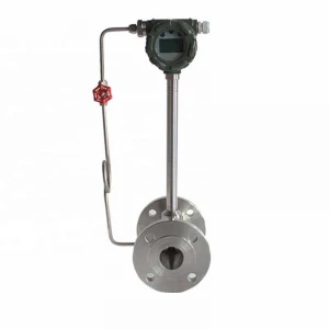 Industrial pipeline fluid flow meter air flow sensor flange type vortex gas flow meter