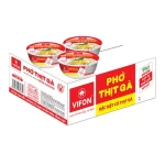 Instant rice noodles Vietnamese Pho With Real Chicken 120gr no synthetic color