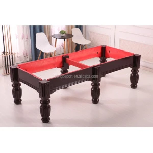 International Standard solid wood with slate 8/9/12 ft billiard snooker table