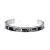Import Italian fashion bangles cuff silver bracelet men stainless steel speedometer bracelet from China