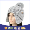 Jacquard Knitted Warm Ski Beanie earflap Winter Hat