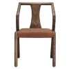 Japanese Style Designed Environment Restaurant Ash Solid Wood Dining Chair