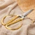 Import JBJ606 Chinese Traditional Dragon-Phoenix Gold Plated Tailor Scissors from China
